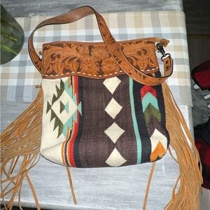 American Darling Multicolor Fringe Crossbody Bag